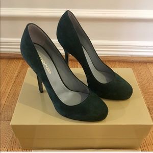 Sergio Rossi Scarpe Donna Suede Pumps, NIB